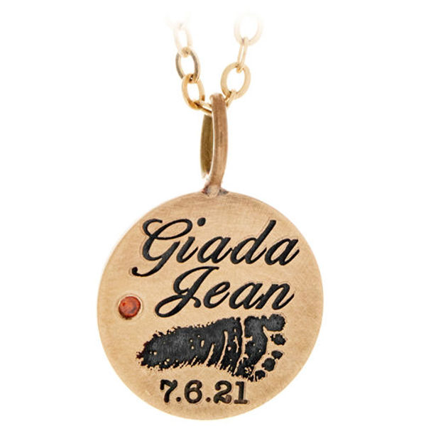 Picture of Baby Footprint Necklace